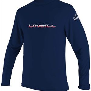 O’Neill Men’s Long-Sleeve Slim-Fit Rashguard, 3XLT